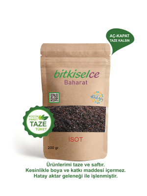 Premium Kalite Doğanın Hazinesi Isot Baharatı - Otantik Lezzet ve Sağlık Dolu 200 gr.